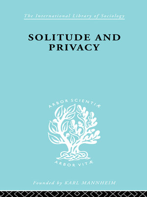 cover image of Solitude and Privacy